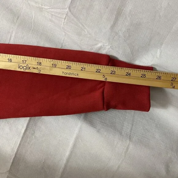 Pop-Up Women’s Zip Up Hoodie Fleece Lined Soft Jacket SizeM Red - Picture 7 of 8